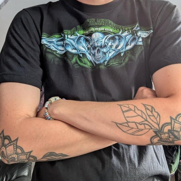 Custom Fitto Motorcycle Shirt Medium Quebec - Picture 1 of 6